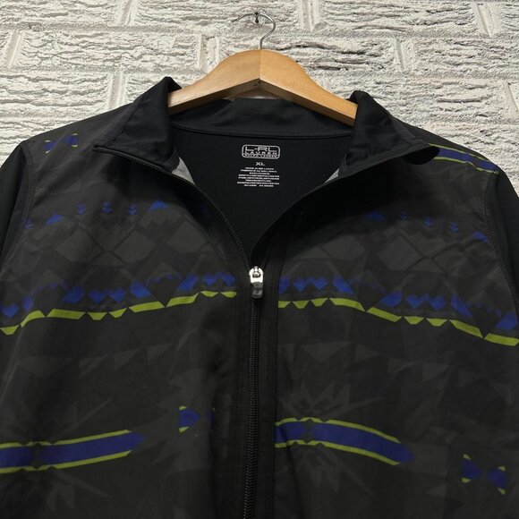 Lauren Ralph Lauren Black Aztec Activewear Jacket XL‎ - Picture 1 of 5